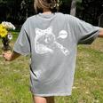 Trash Panda Raccoon Meme Comfort Colors Women's T-Shirt - Fun Teen Slang Grey