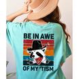 Be In Awe Of My 'Tism | Vintage Raccoon Autism Women's T-Shirt Chalky Mint