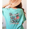 Feral Raccoon Summer Women's T-Shirt - Vacation Vibe Meme Apparel Chalky Mint