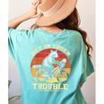 Get In Loser Raccoon Opossum Women's Tee - Fun Comfort Colors Chalky Mint