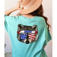 Patriotic Raccoon Women's Comfort T-Shirt - July 4th Style Chalky Mint