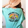 Pocket Raccoon Comfort Colors Women's T-Shirt - Cute Forest Critter Design Chalky Mint