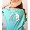 Raccoon Guitarist Print Women’s T-Shirt – Comfy Moonlit Vibes Chalky Mint