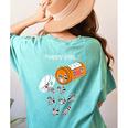 Raccoon Lover Women's T-Shirt - Happy Pills Back Print | Comfort Colors Chalky Mint