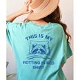 Raccoon Meme Women's Comfort Colors T-Shirt - Sarcastic Lounge Essential Chalky Mint
