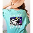 Raccoon & Opossum Lovers Tee - Women's Casual Cotton | Street Theme Chalky Mint