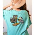 Raccoon & Opossum Pizza Party | Unisex T-Shirt for Animal Lovers Chalky Mint