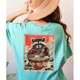 Raccoon Ramen Anime Women's T-Shirt | Cute Japanese Back Print Chalky Mint