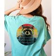Raccoon-Themed Comfort Colors Women's T-Shirt | Unique Back Print Chalky Mint