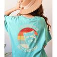 Raccoon Vintage Comfort Women's Tee - Fun Back Print Chalky Mint
