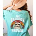 Raccoon Whisperer Women's T-Shirt - Vintage Retro Style for Animal Lovers Chalky Mint