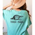 Raccoon Women’s Grey T-Shirt - Urban Animal Style | All-Season Chalky Mint