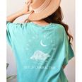 Racoon Cowboy Racoon Graphic Meme Men Women Women's Comfort Colors T-Shirt Back Print Chalky Mint