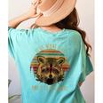 Racoon Trash Panda Cartoon Women's T-Shirt | Fun Back Print Chalky Mint