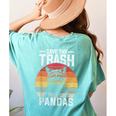 Retro Raccoon Women's T-Shirt - Save The Trash Pandas Design Chalky Mint