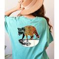 Retro Raccoon Women's T-Shirt | Vintage Style | Comfy Back Print Chalky Mint