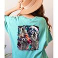 Three Raccoon Moon Cursed Meme Women's T-Shirt – Comfort Colors Chalky Mint