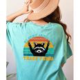 Trash Panda Raccoon Women's T-Shirt – Cozy Back Print Design Chalky Mint