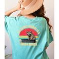 Trash Panda Raccoon Women's T-Shirt - Fun Back Print | Animal Lovers Chalky Mint