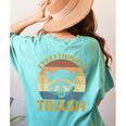 Vintage Raccoon Lovers Comfort Colors Women's T-Shirt | Quirky Back Print Chalky Mint