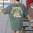 Autism Raccoon Comfort T-Shirt for Women | Meme-Inspired Design Moss