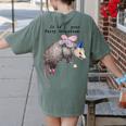 Fairy Godpossum Raccoon Tee | Women's Comfort Colors T-Shirt Moss