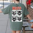 Raccoon Band Concert Tee - Women's Back Print | Comfort Colors Moss