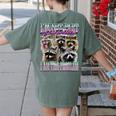 Raccoon Meme Women's T-Shirt - Humor & Comfort for Every Day Moss