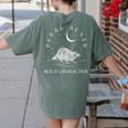 Racoon Cowboy Racoon Graphic Meme Men Women Women's Comfort Colors T-Shirt Back Print Moss