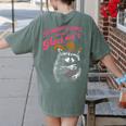 Strawberry Jams Women's Comfort Colors T-Shirt - Fun Raccoon Design Moss