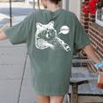 Trash Panda Raccoon Meme Comfort Colors Women's T-Shirt - Fun Teen Slang Moss