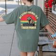 Trash Panda Raccoon Women's T-Shirt - Fun Back Print | Animal Lovers Moss