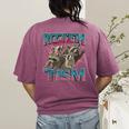 Autism Awareness Raccoon T-Shirt | Women's Comfort Colors | Fun Back Print Berry