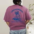 Cowboy Raccoon Meme T-Shirt for Women - Fun Graphic Tee Berry
