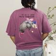 Fairy Godpossum Raccoon Tee | Women's Comfort Colors T-Shirt Berry
