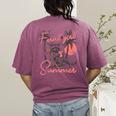 Feral Raccoon Summer Women's T-Shirt - Vacation Vibe Meme Apparel Berry
