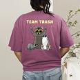 Garbage Gang Animal Tee - Women's Comfort Colors Back Print Berry