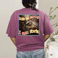 Ironic Raccoon Meme Women's T-Shirt - Comfort Colors & Quirky Vibe Berry