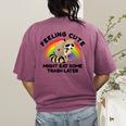Pocket Raccoon Comfort Colors Women's T-Shirt - Cute Forest Critter Design Berry