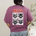 Raccoon Band Concert Tee - Women's Back Print | Comfort Colors Berry