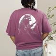 Raccoon Guitarist Print Women’s T-Shirt – Comfy Moonlit Vibes Berry