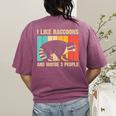 Raccoon Lover Introvert Comfort Colors Women's T-Shirt - Unisex Appeal Berry