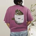 Raccoon Lover Women's T-Shirt - Animal Print | Comfort Colors Berry