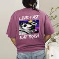 Raccoon & Opossum Lovers Tee - Women's Casual Cotton | Street Theme Berry