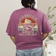 Raccoon Trash Panda T-Shirt - Women's Comfort Fit Back Print Berry