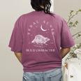 Racoon Cowboy Racoon Graphic Meme Men Women Women's Comfort Colors T-Shirt Back Print Berry