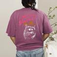 Strawberry Jams Women's Comfort Colors T-Shirt - Fun Raccoon Design Berry