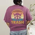 Vintage Raccoon Lovers Comfort Colors Women's T-Shirt | Quirky Back Print Berry
