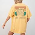 Adopt A Street Cat T-Shirt - Artsy Animal Back Print for Women Mustard