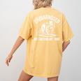 Cowboy Raccoon Women's T-Shirt Back Print | Fun & Quirky Style Mustard